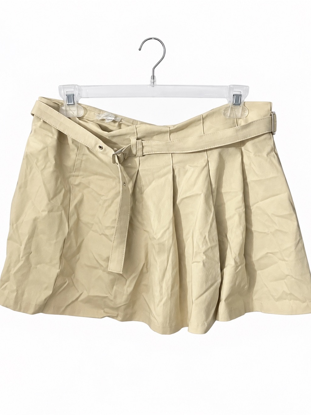 Cream Preppy Mini Skirt Women’s Classic Old Money Tennis Club Style